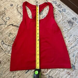 Lululemon Swiftly Tech Racerback Tank Top in Dark Red